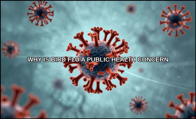 Why is bird flu a public health concern