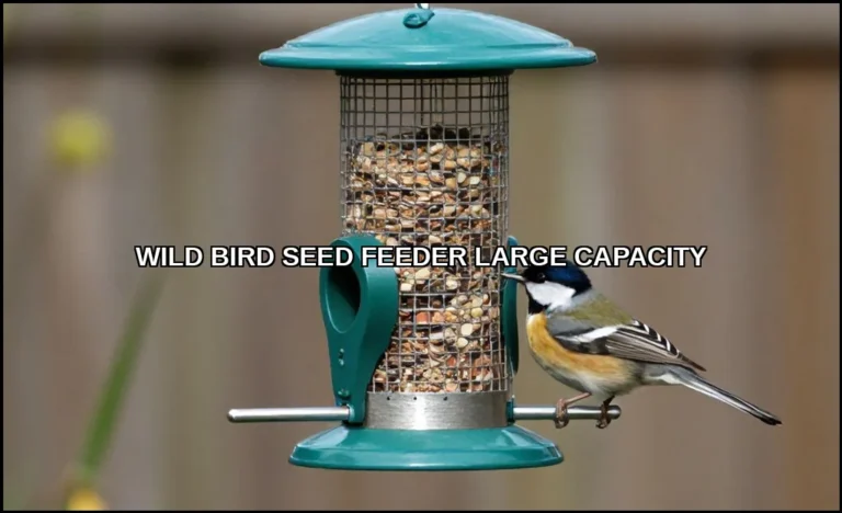 Wild bird seed feeder large capacity