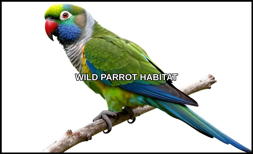 Wild parrot habitat