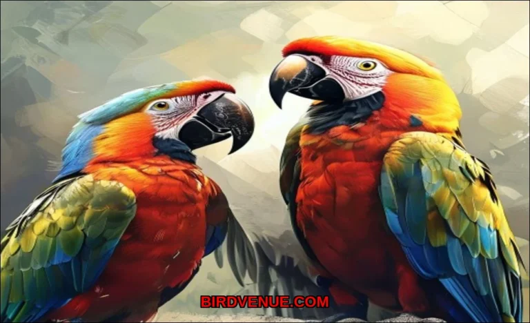 Clean vector illustration of birds that can talk b