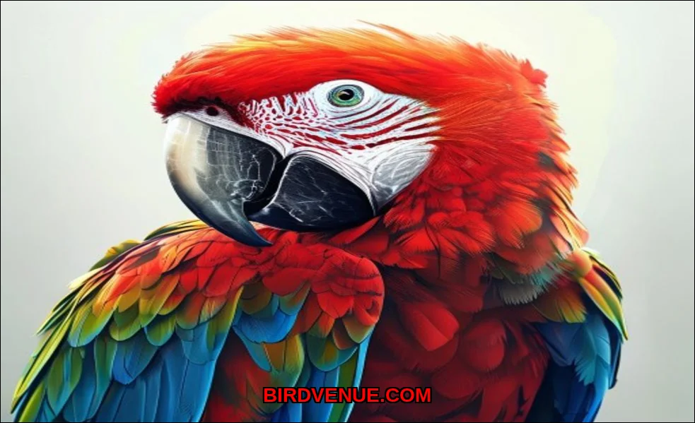 Clean vector illustration of can meyers parrots ta