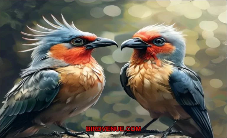 Clean vector illustration of can talking birds und