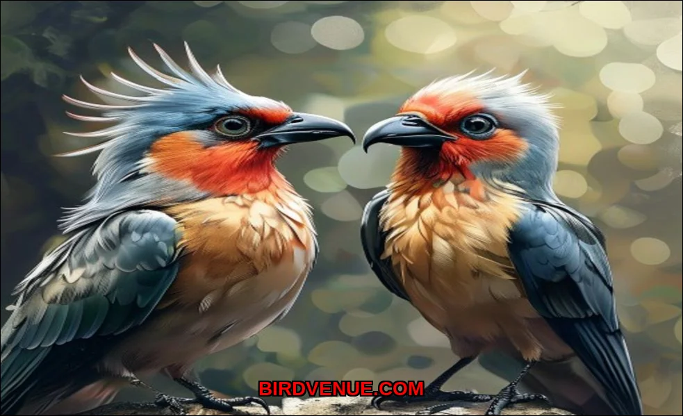 Clean vector illustration of can talking birds und