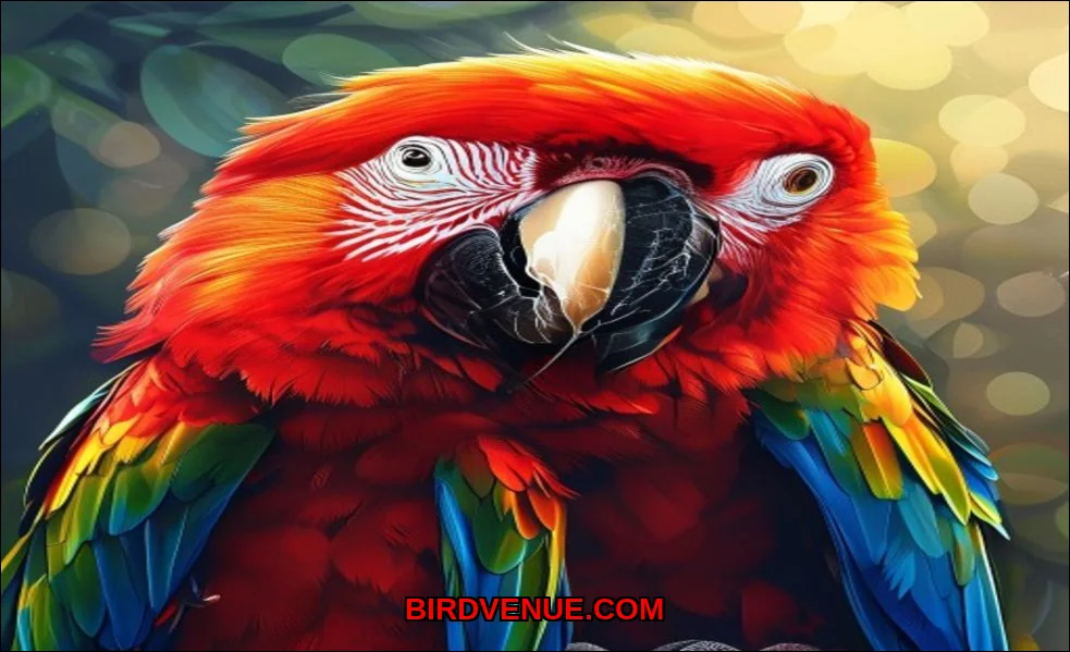 Clean vector illustration of do parrots understand