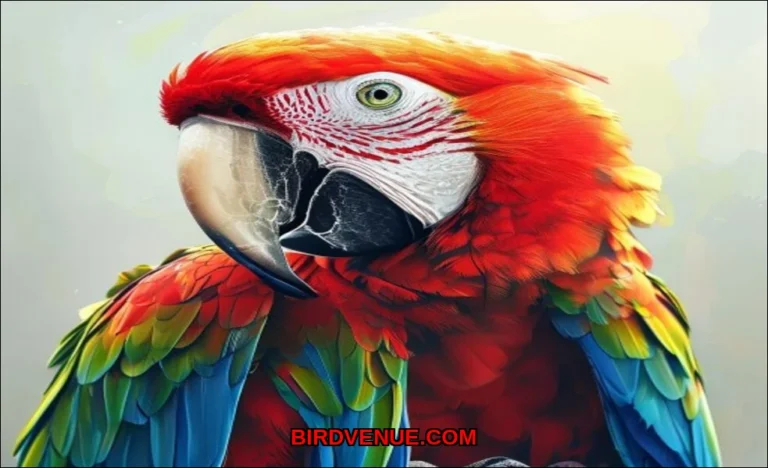 Clean vector illustration of how parrots learn hum