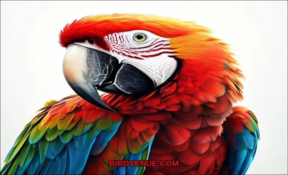Clean vector illustration of parrot pronunciation 