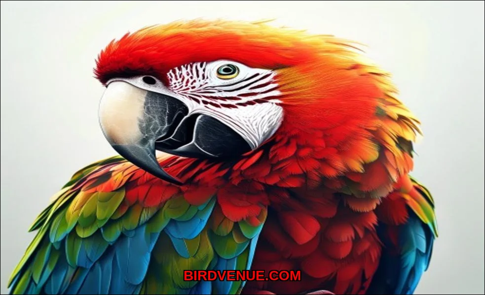 Clean vector illustration of unknown parrot words 