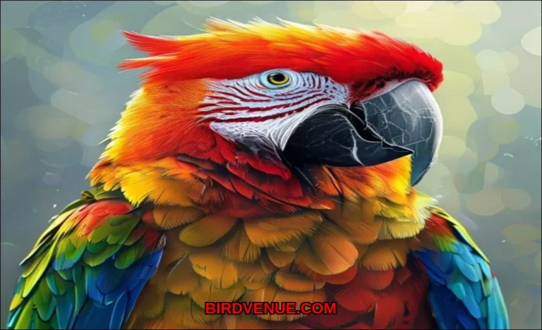 Clean vector illustration of what words can parrot