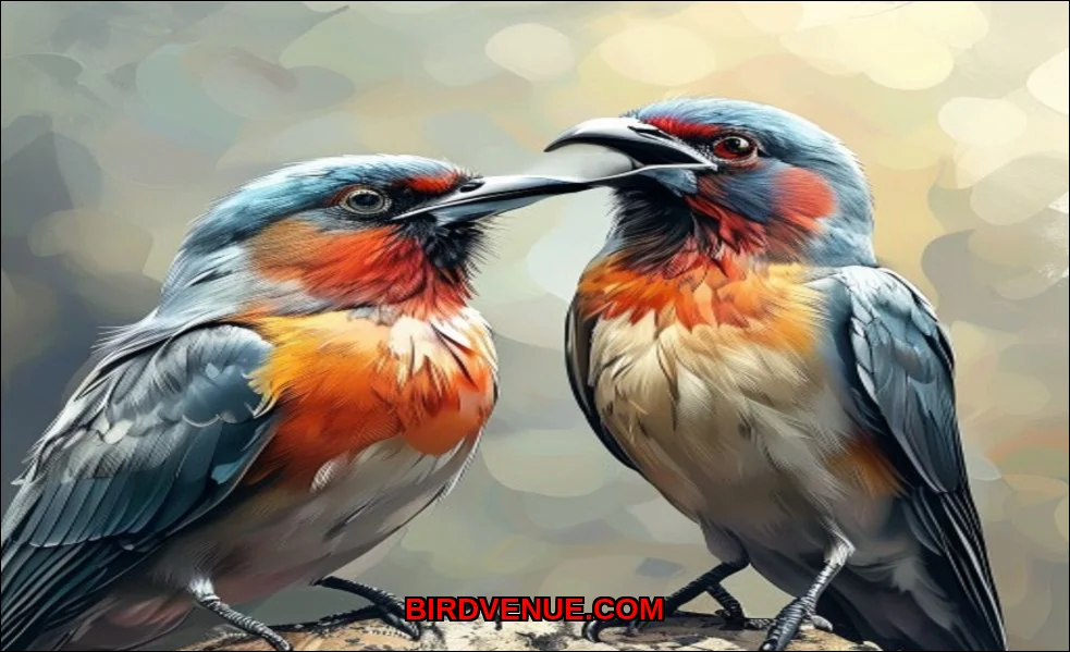 Clean vector illustration of which birds talk best