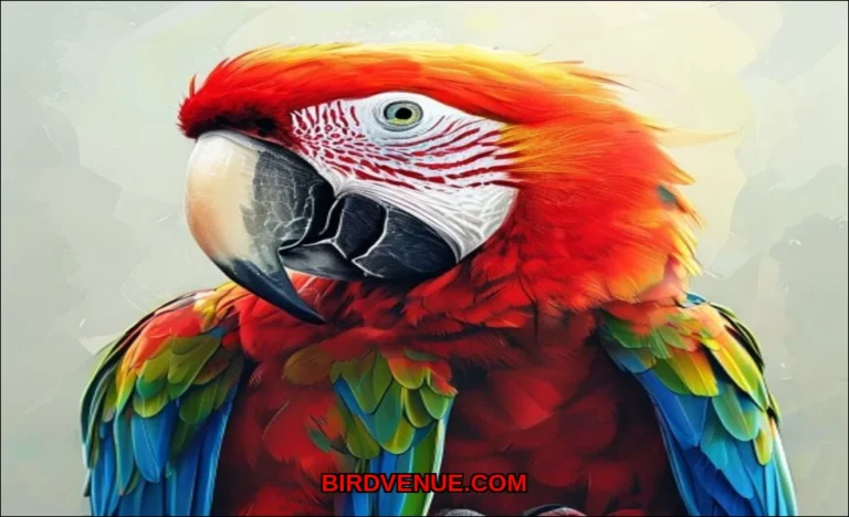 Clean vector illustration of why parrots make soun