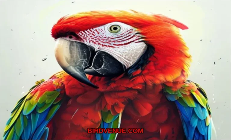 Clean vector illustration of why parrots mispronou